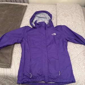 North face rain coat